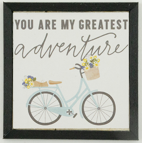 Bike Picture, 1 Piece, Black Frame